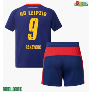 RB Leipzig Johan Bakayoko #9 Bortaställ Barn 2025-26 Kortärmad (+ Korta byxor)